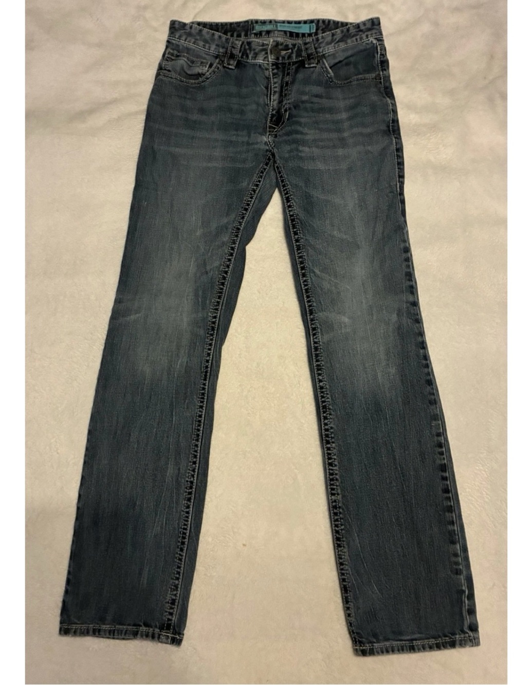 Rock&Roll Denim Men’s Jeans Size 30x24 Medium Wash Slim Straight Leg